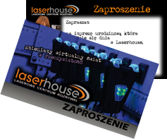Zaproszenia Laserhouse